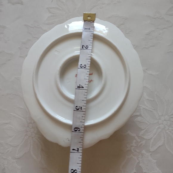 Limoges France Antique bowl with attached underplate - Picture 5 of 8